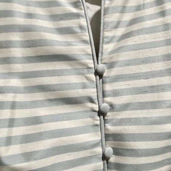 (4) Vintage Kasper Work Office Minimalist Silk Lined Striped Blazer 6 - Picture 3 of 8